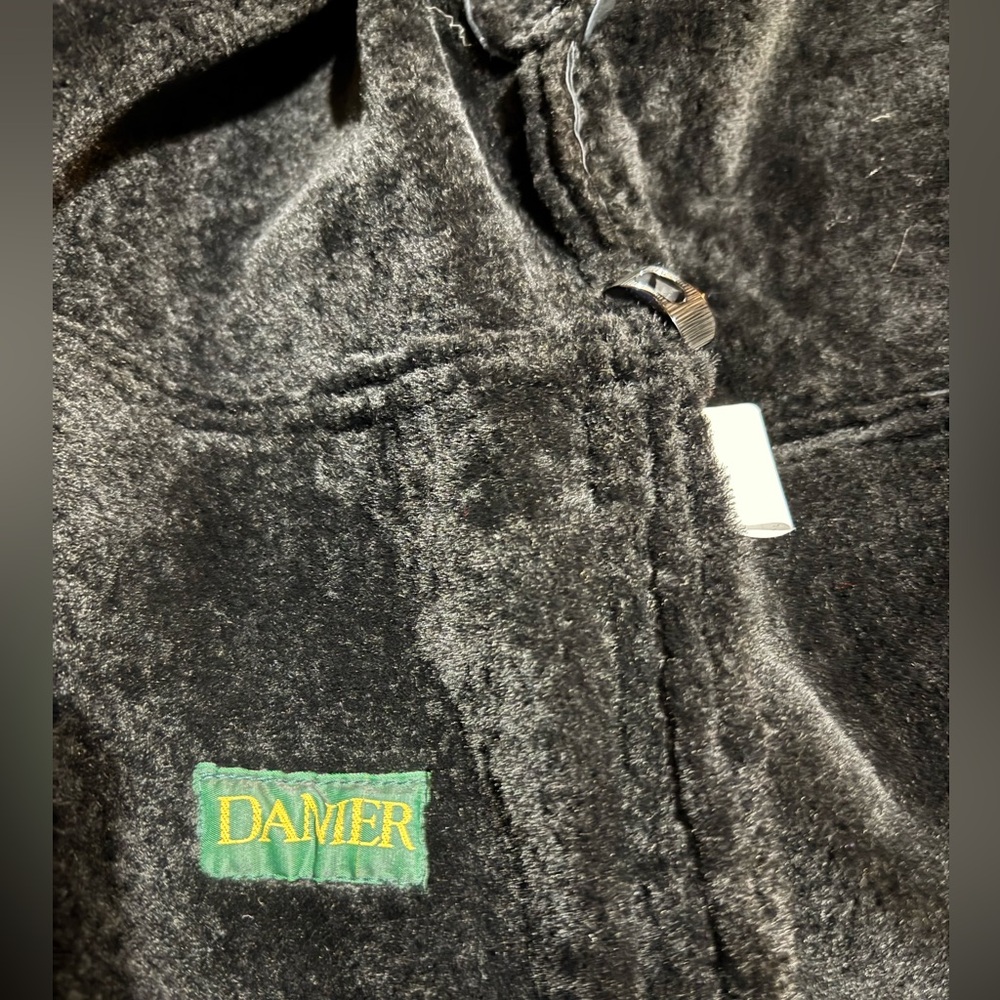 Vintage Danier Natural Fur Black Shearling Coat - Picture 14 of 17